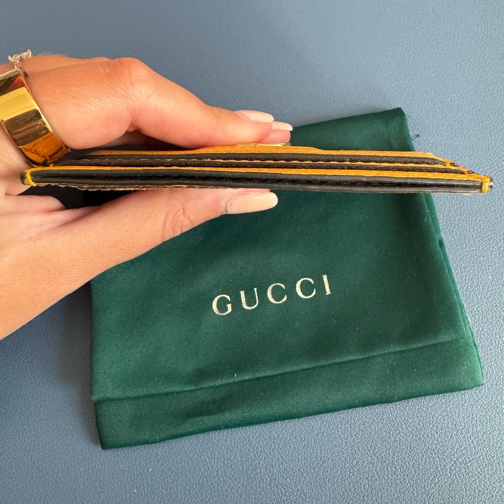 Gucci Floral Print Canvas Ophidia Card Holder - Picture 5 of 7